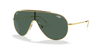 [Dark Green Lenses, Polished Arista Gold Frame]