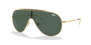 Dark Green Lenses, Polished Arista Gold Frame