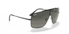 [Grey Gradient Lenses, Polished Black Frame]