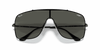 [Grey Gradient Lenses, Polished Black Frame]