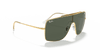 [Dark Green Lenses, Polished Arista Gold Frame]