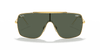 [Dark Green Lenses, Polished Arista Gold Frame]