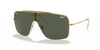 [Dark Green Lenses, Polished Arista Gold Frame]