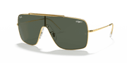 Dark Green Lenses, Polished Arista Gold Frame