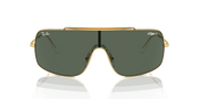 Dark Green Lenses, Polished Arista Gold Frame