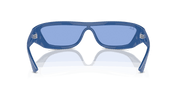 Blue Lenses, Polished Electric Blue Frame