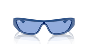 Blue Lenses, Polished Electric Blue Frame