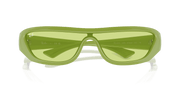 Green Lenses, Polished Apple Green Frame