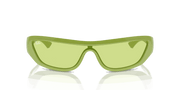 Green Lenses, Polished Apple Green Frame