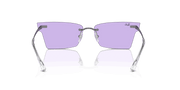 Violet Lenses, Polished Gunmetal Frame