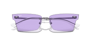 Violet Lenses, Polished Gunmetal Frame