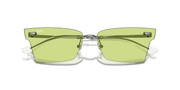 Green Lenses, Polished Gunmetal Frame