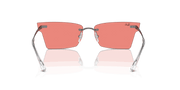 Pink Lenses, Polished Gunmetal Frame