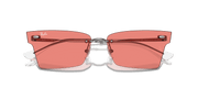 Pink Lenses, Polished Gunmetal Frame