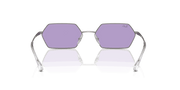 Violet Lenses, Polished Gunmetal Frame