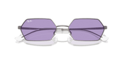 Violet Lenses, Polished Gunmetal Frame