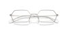 [Clear Lenses, Polished Silver Frame]