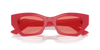 [Pink Lenses, Polished Red Cherry Frame]