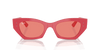 [Pink Lenses, Polished Red Cherry Frame]