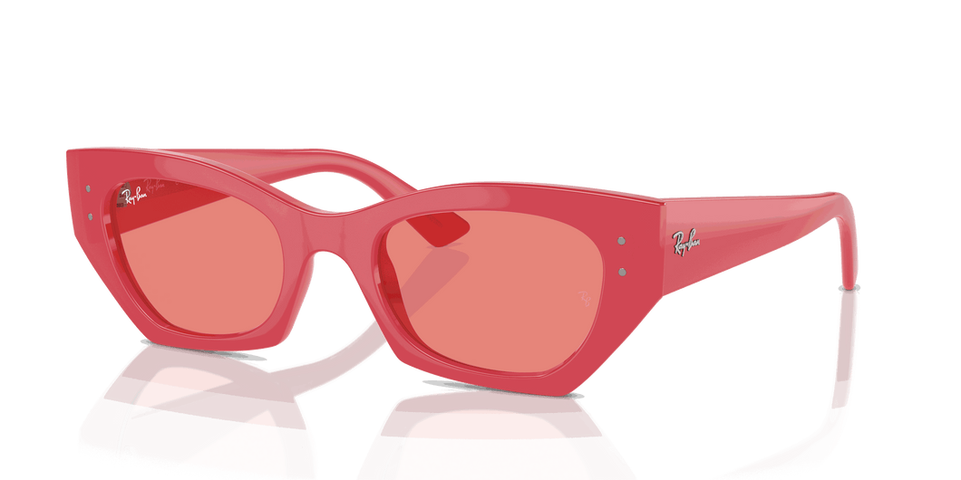 [Pink Lenses, Polished Red Cherry Frame]