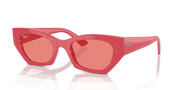 Pink Lenses, Polished Red Cherry Frame