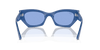 [Blue Lenses, Polished Electric Blue Frame]