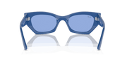 Blue Lenses, Polished Electric Blue Frame