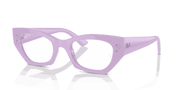 Clear Lenses, Polished Lilac Frame