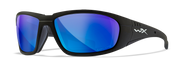 Matte Black/CAPTIVATE™ Polarized Blue Mirror