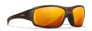 Matte Hickory Brown/CAPTIVATE™ Polarized Bronze Mirror