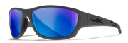 Matte Grey/CAPTIVATE™ Polarized Blue Mirror