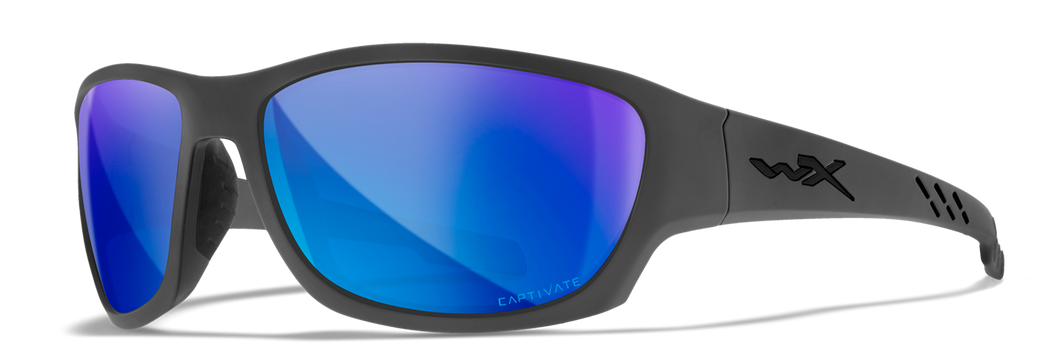 [Matte Grey/CAPTIVATE™ Polarized Blue Mirror]