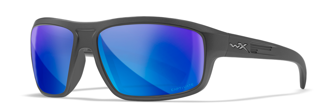 [Matte Graphite/CAPTIVATE™ Polarized Blue Mirror]