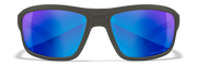 Matte Graphite/CAPTIVATE™ Polarized Blue Mirror