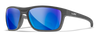 [Matte Graphite/Polarized Blue Mirror]