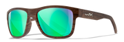 Matte Woodgrain/CAPTIVATE™ Polarized Green Mirror