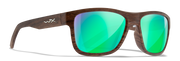 Matte Woodgrain/CAPTIVATE™ Polarized Green Mirror