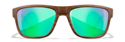 Matte Woodgrain/CAPTIVATE™ Polarized Green Mirror