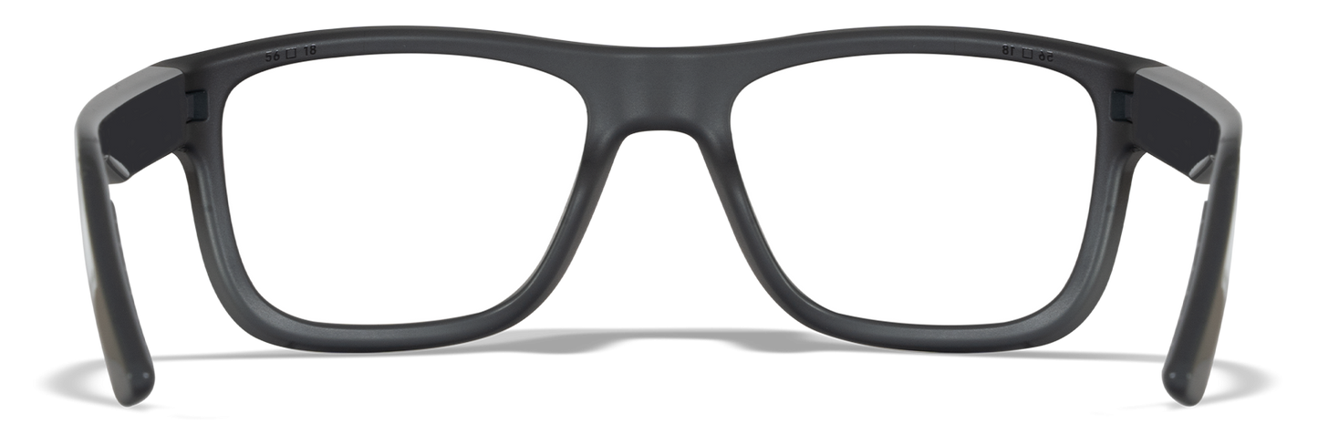 [Gloss Black to Grey Fade with Black Temples/Clear]