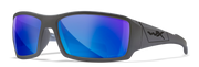 Matte Grey/CAPTIVATE™ Polarized Blue Mirror