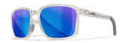 Gloss Clear Crystal/CAPTIVATE™ Polarized Blue Mirror