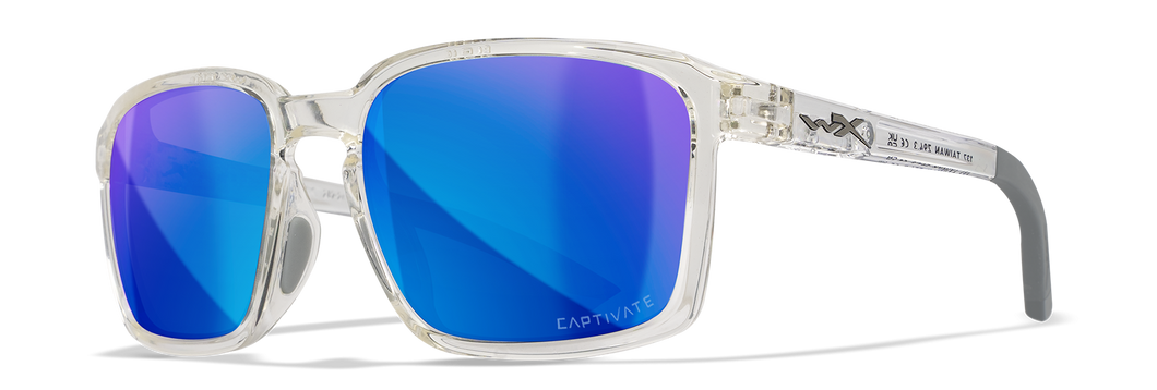 [Gloss Clear Crystal/CAPTIVATE™ Polarized Blue Mirror]