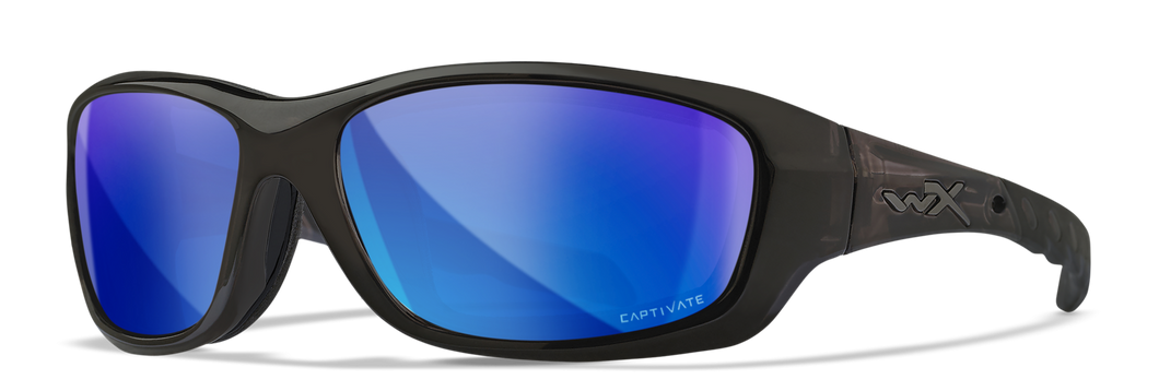 [Black Crystal/CAPTIVATE™ Polarized Blue Mirror]