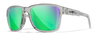 [Gloss Crystal Light Grey/CAPTIVATE™ Polarized Green Mirror]