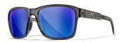 Gloss Crystal Dark Grey/CAPTIVATE™ Polarized Blue Mirror