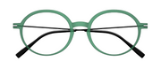 Deep Frost Green Face - Black Temples