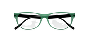 Deep Frost Green Face - Black Temples