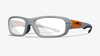 [Matte Grey with Gloss Orange Frame - Clear]