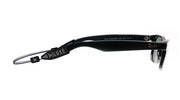 Luxe Performance Eyewear Cable Strap Grey & Black 14"