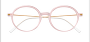 Clear Pink Face - Gold Rose Temples